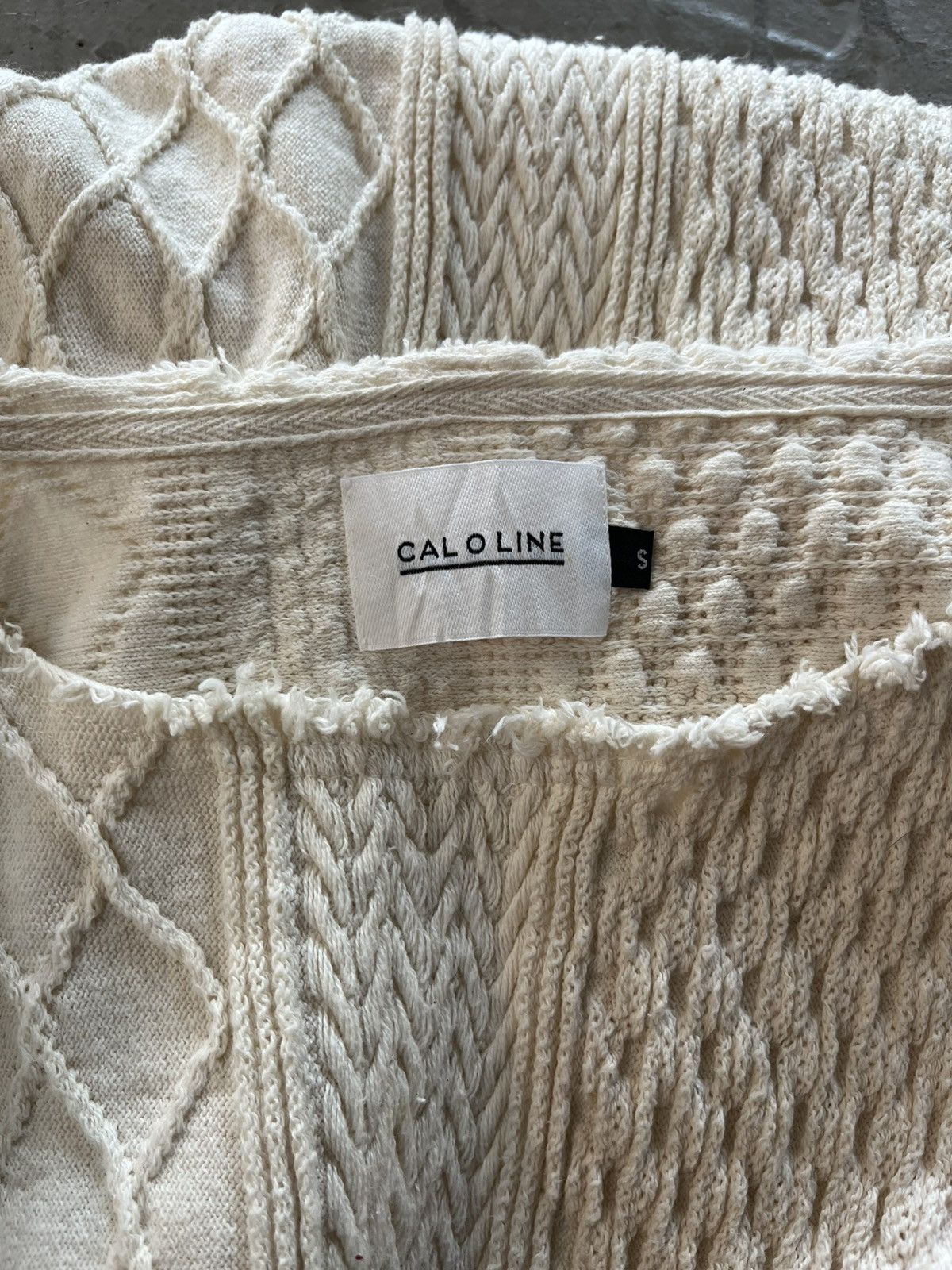 Japanese Brand × Vintage JAPAN BRAND CALOLINE KNIT LONG SLEEVE SHIRTS Size US L / EU 52-54 / 3 - 4 Thumbnail