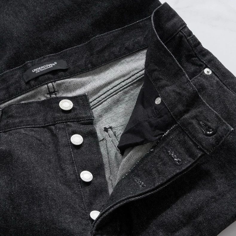 Undercover Undercover Men's Embroidered Denim Pants Size US 32 / EU 48 - 7 Thumbnail
