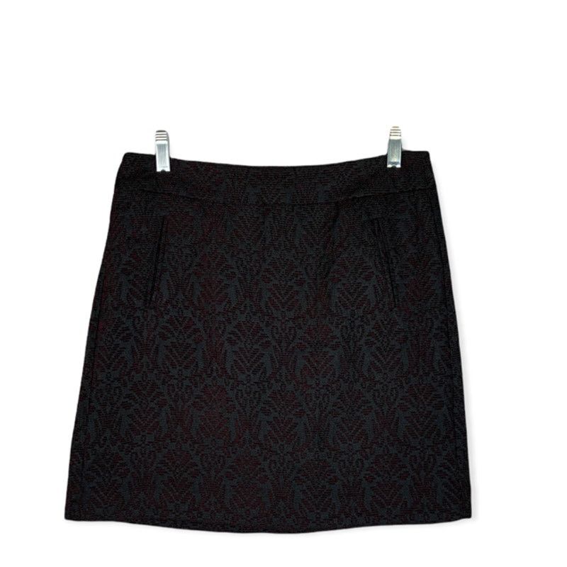 Ann Taylor Ann Taylor LOFT Jacquard Textured Pocket Mini Skirt Size 26" / US 2 / IT 38 - 5 Thumbnail