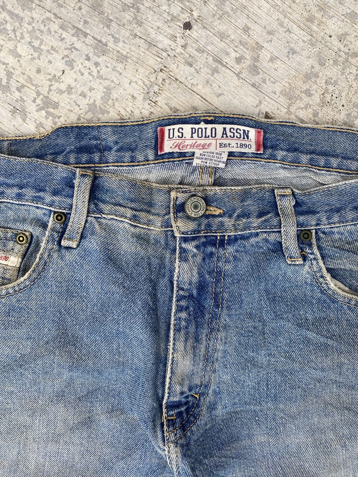 U.S. Polo Assn. Vintage U.S POLO ASSN. worker jeans Size US 32 / EU 48 - 3 Thumbnail