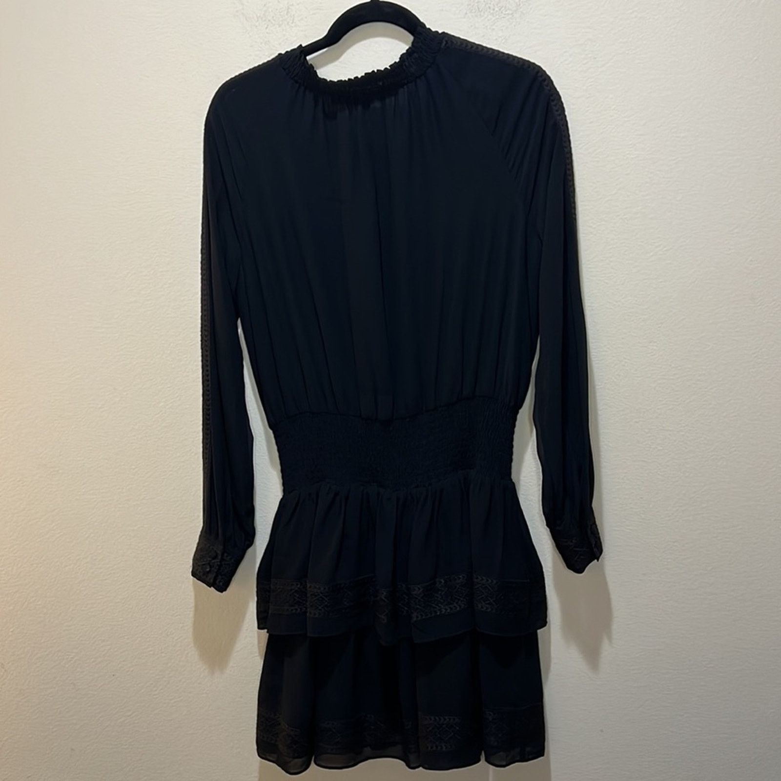 Rebecca Minkoff Rebecca Minkoff Noelle Peasant Long Sleeve Dress Size S Size S / US 4 / IT 40 - 8 Thumbnail