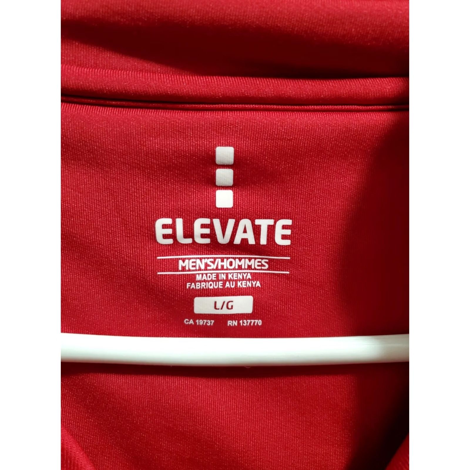 Vintage Elevate Mens Large Red Half Zip Jacket Size US L / EU 52-54 / 3 - 5 Thumbnail
