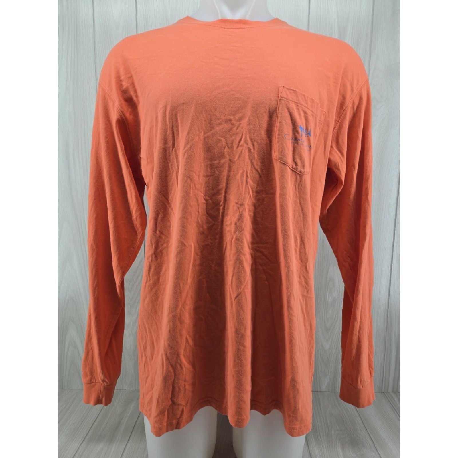 Alife Coastal Cotton Life Uninhibited Long Sleeve Shirt Mens Size L Coral Pink Size US L / EU 52-54 / 3 - 4 Thumbnail