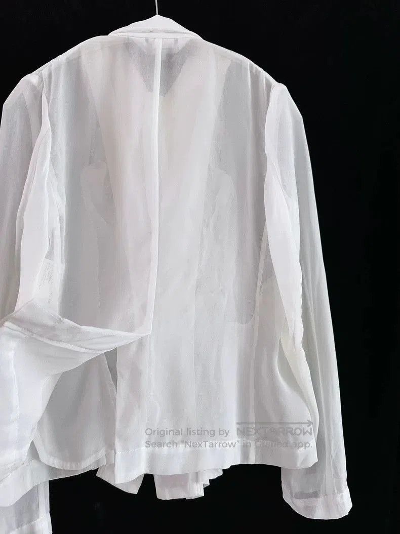 Comme des Garcons Comme des Garcons Ruffled White Blouse. Size US XS / EU 42 / 0 - 4 Thumbnail