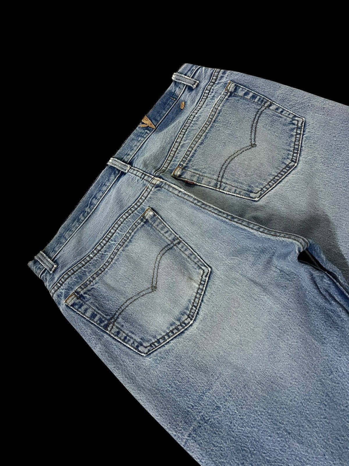 Levi's Vintage 90’s Levi’s 501 Mud Wash Distressed Ripped Jean Size US 34 / EU 50 - 13 Thumbnail