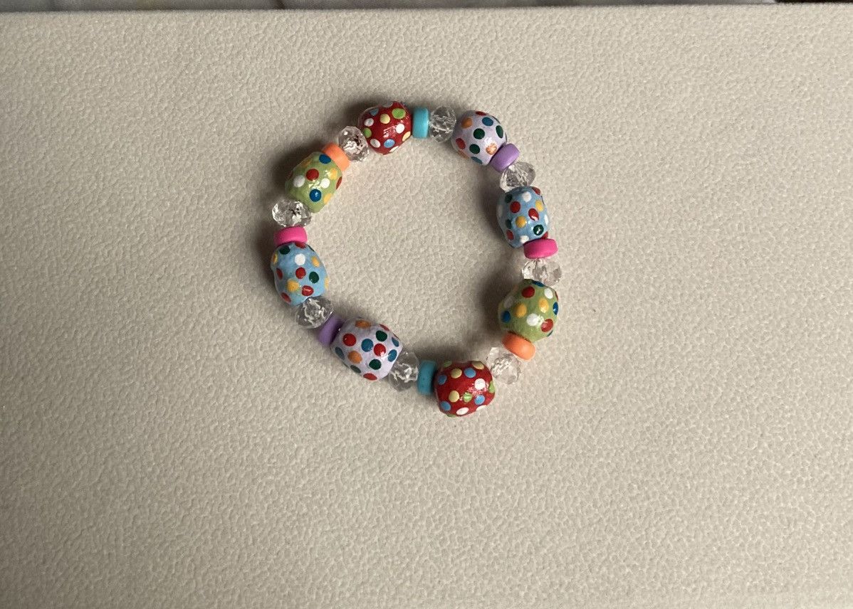Other Multicoloured clay beaded bracelet Size ONE SIZE - 1 Preview