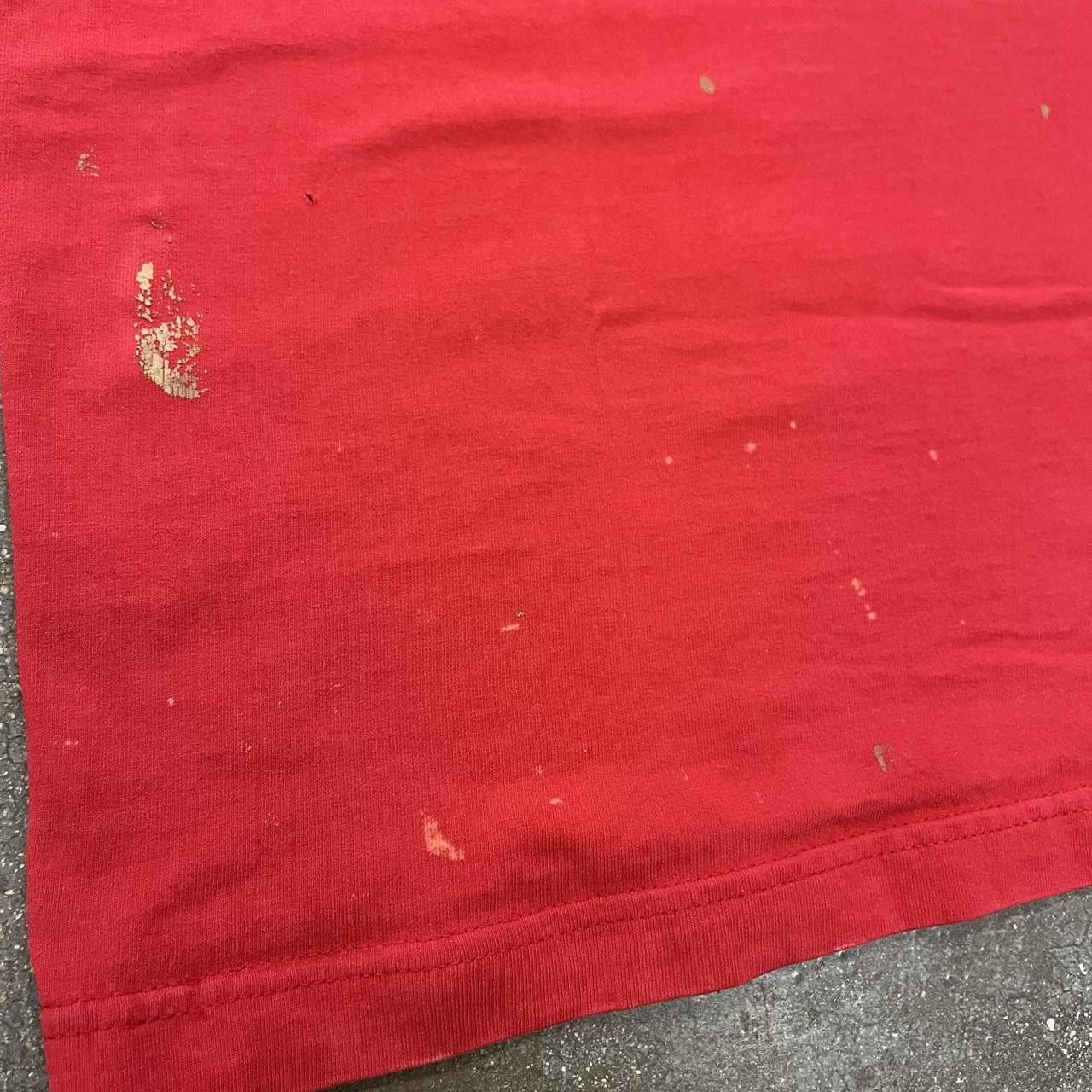 Vintage VTG 90s Red Chicago Bulls Distressed Graphic T shirt Size US XL / EU 56 / 4 - 3 Thumbnail