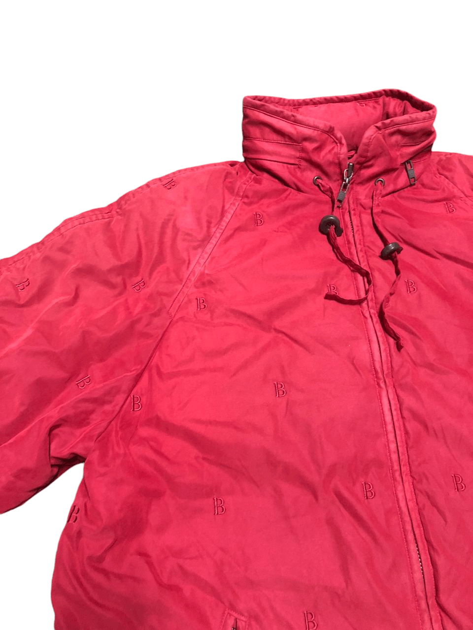Burberry Vintage Burberrys Red Velvet Embroidered B Down Trench Coat Size US M / EU 48-50 / 2 - 7 Thumbnail