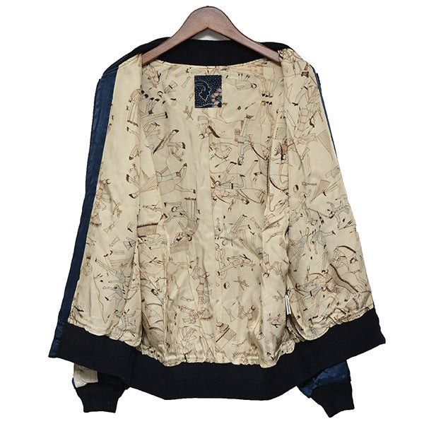 Visvim visvim 2022AW ICT DOUGLAS JKT Sukajan Satin Jacket Blouson Size US M / EU 48-50 / 2 - 3 Thumbnail