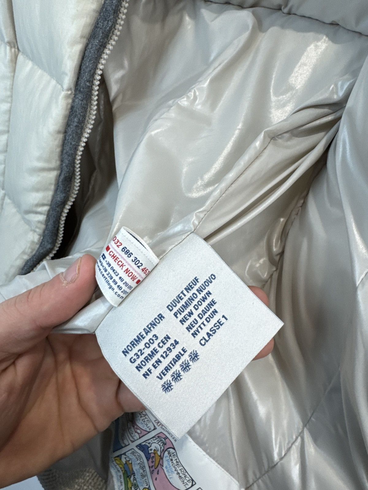 Moncler Moncler Signac Hood Down Puffer Jacket Women’s Beige Size 1 Size XS / US 0-2 / IT 36-38 - 15 Thumbnail