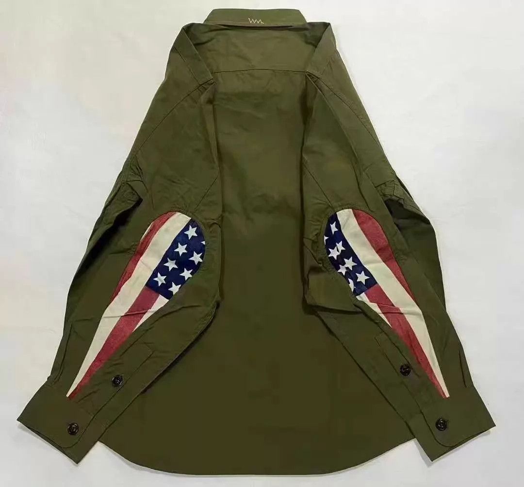 Visvim visvim 19aw usm albcoare l/s shirt beige/olive 1 Size US S / EU 44-46 / 1 - 2 Thumbnail