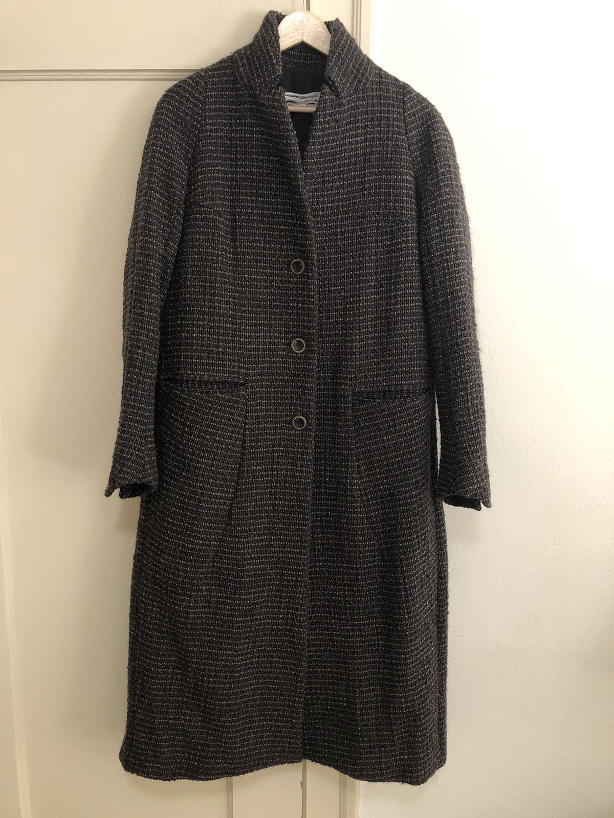 Individual sentiments artisanal tweed coat