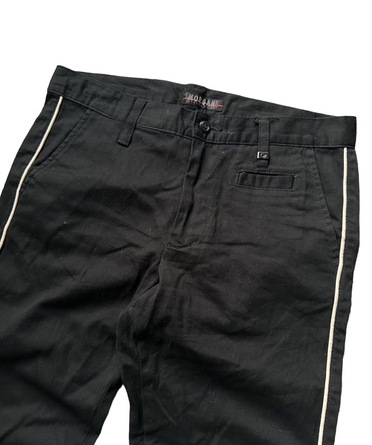 Japanese Brand Morgan flared two lines pants Size 30" / US 8 / IT 44 - 3 Thumbnail