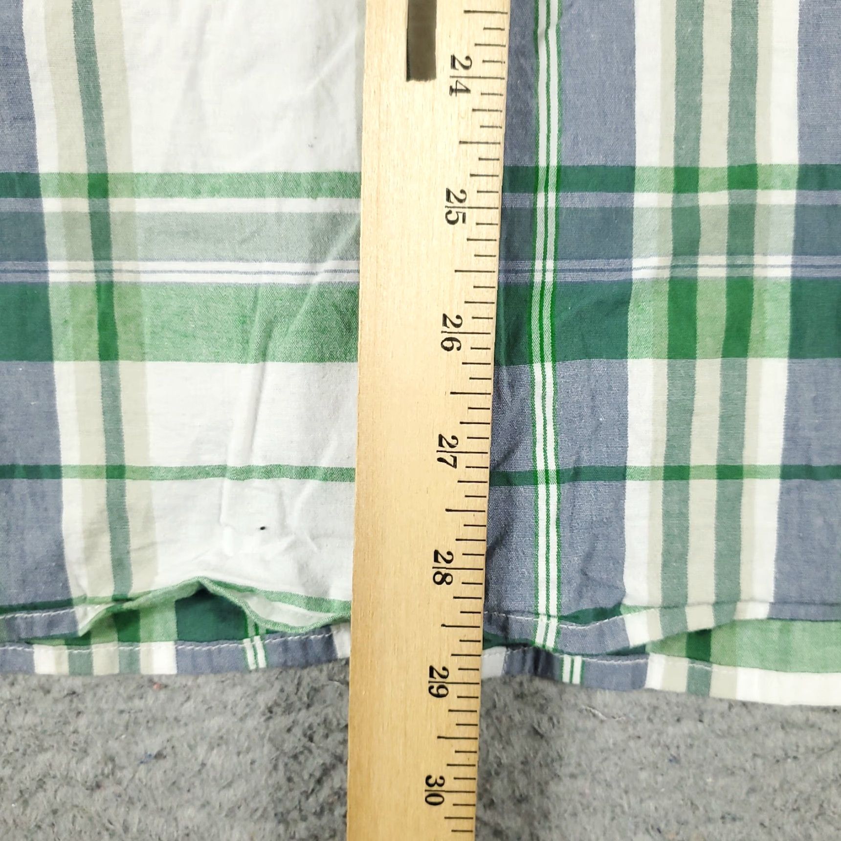 Vintage Columbia Shirt Mens XL Green Blue Plaid Button Up Short Sleeve Size US XL / EU 56 / 4 - 4 Thumbnail