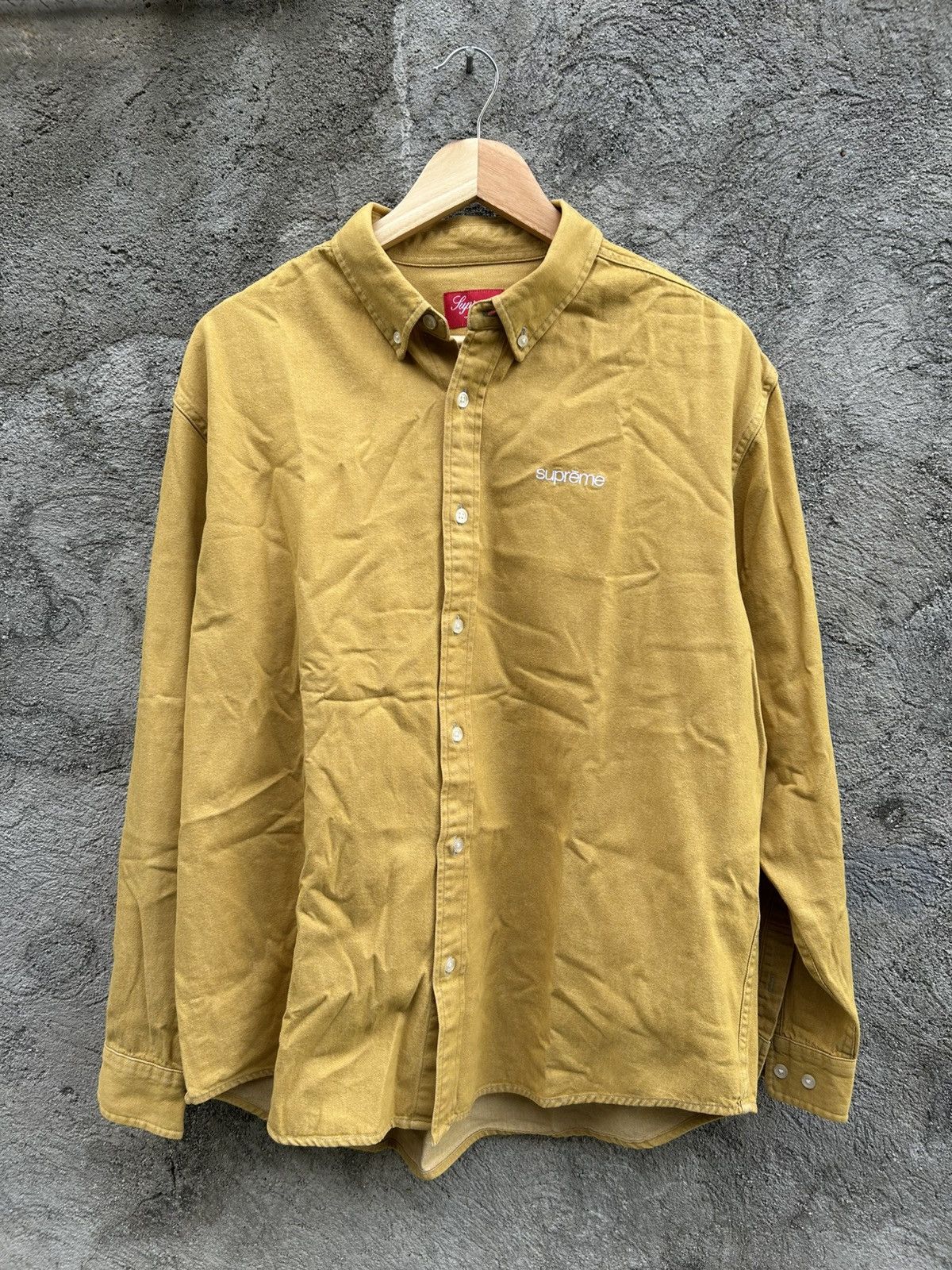 Supreme Supreme classic logo denim Size US L / EU 52-54 / 3 - 2 Thumbnail