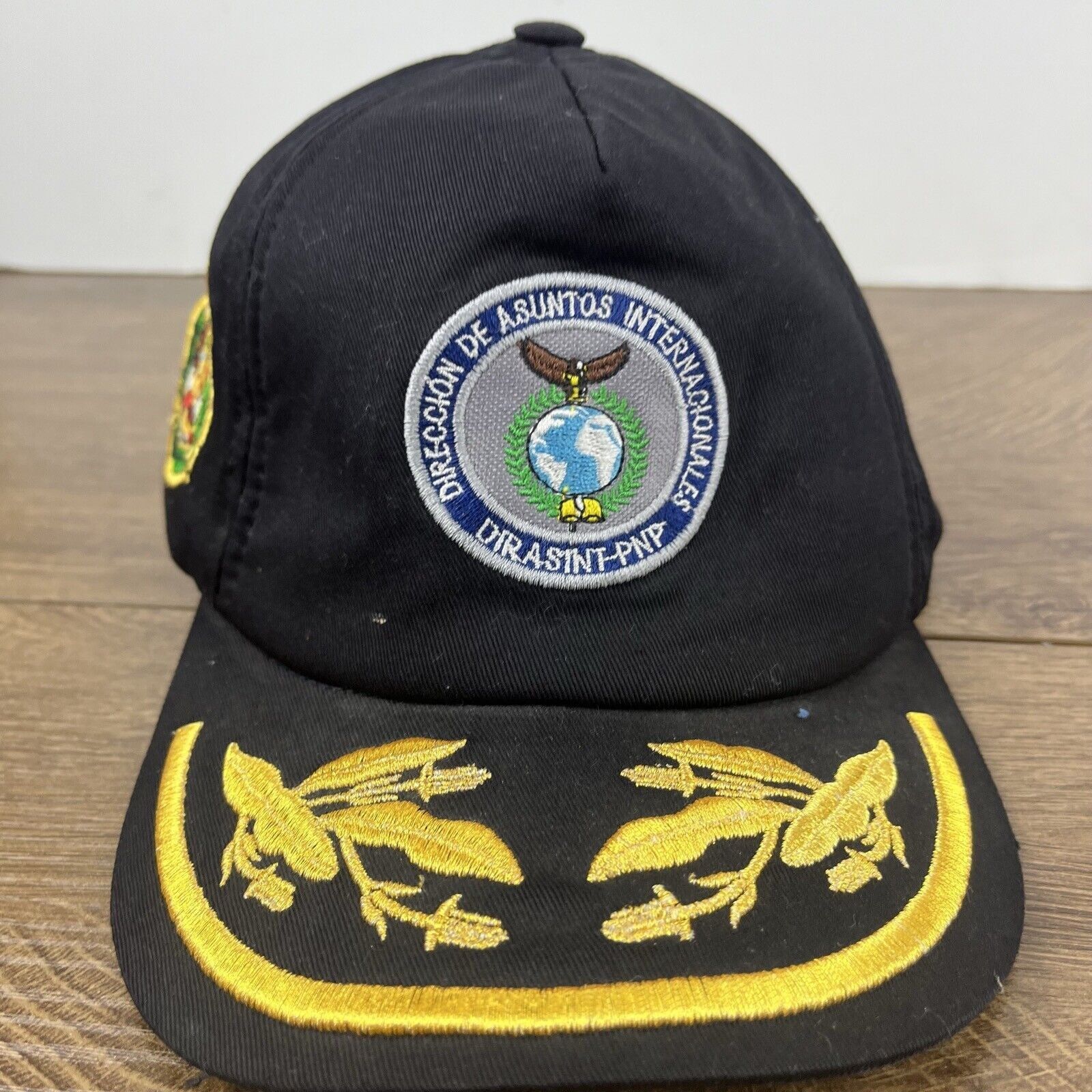 Other Direccion De Asuntos Hat Dirasint PNP Adjustable Hat Black H Size ONE SIZE - 6 Thumbnail