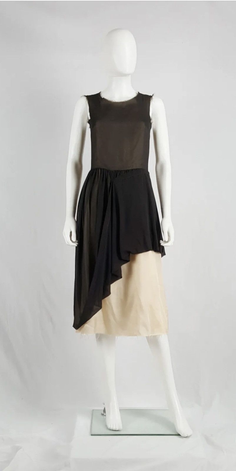 Maison Margiela S/S 03 Raw Edge Lifted Up Skirt Dress Size M / US 6-8 / IT 42-44 - 25 Thumbnail