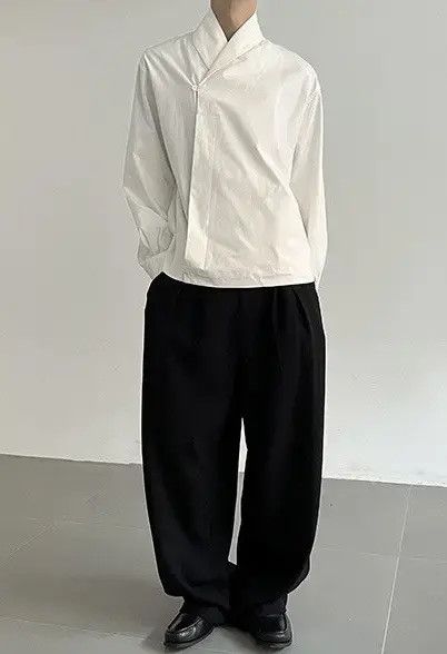 Japanese Brand dou Avant garde fashion retro wrap jacket aesthetic Size US XL / EU 56 / 4 - 4 Thumbnail