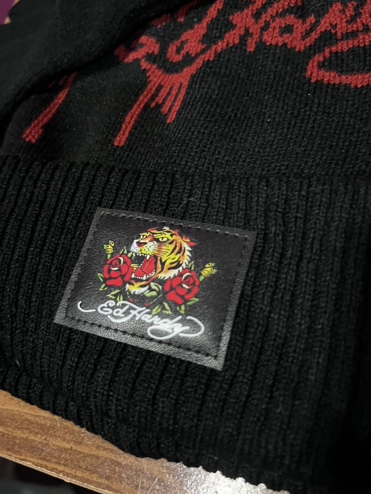 Ed Hardy Ed hardy beanie and gloves set Size ONE SIZE - 2 Thumbnail