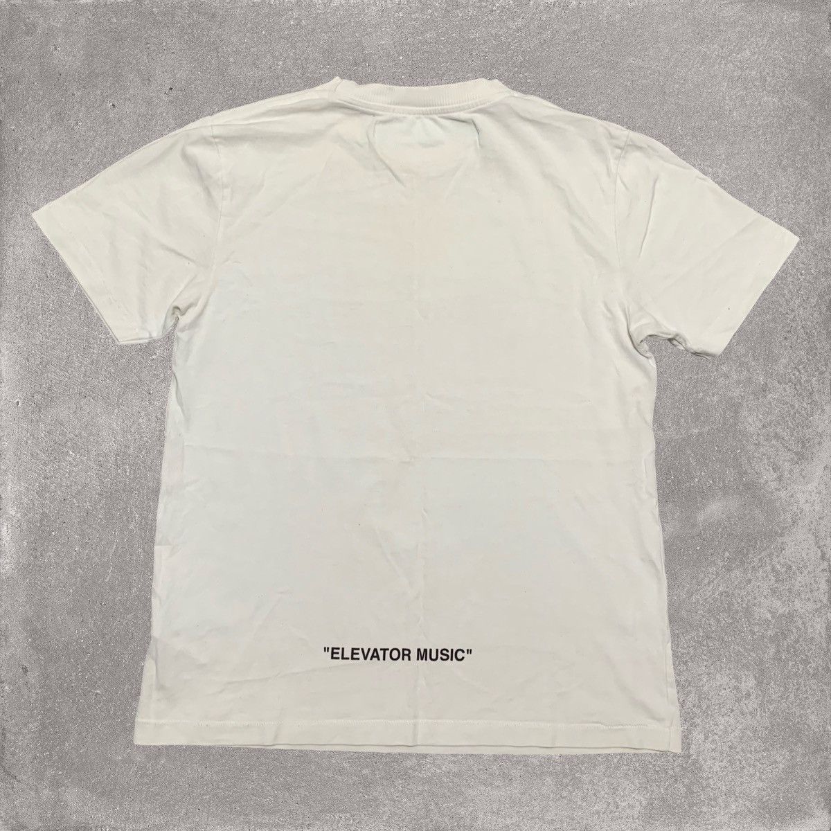 Off-White Off White XS Elevator Music White Tee Virgil Abloh Size US XS / EU 42 / 0 - 2 Thumbnail