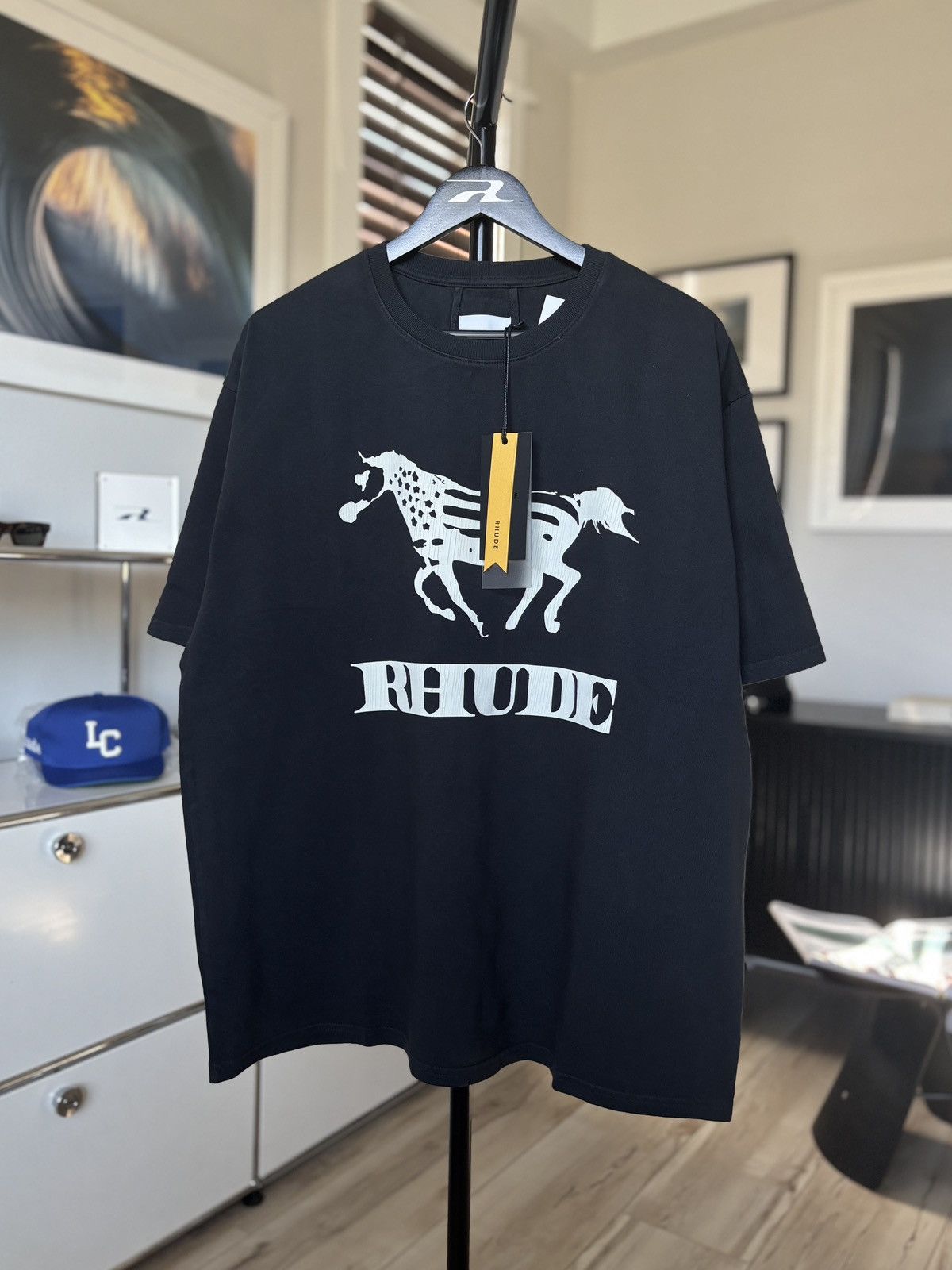 Rhude RHUDE | HORSE LOGO GRAPHIC TEE Size US S / EU 44-46 / 1 - 2 Thumbnail