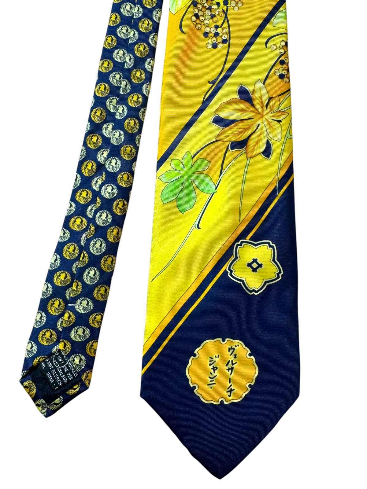 Versace Gianni Versace Vintage Silk Tie – Japanese Lettering Size ONE SIZE - 3 Thumbnail