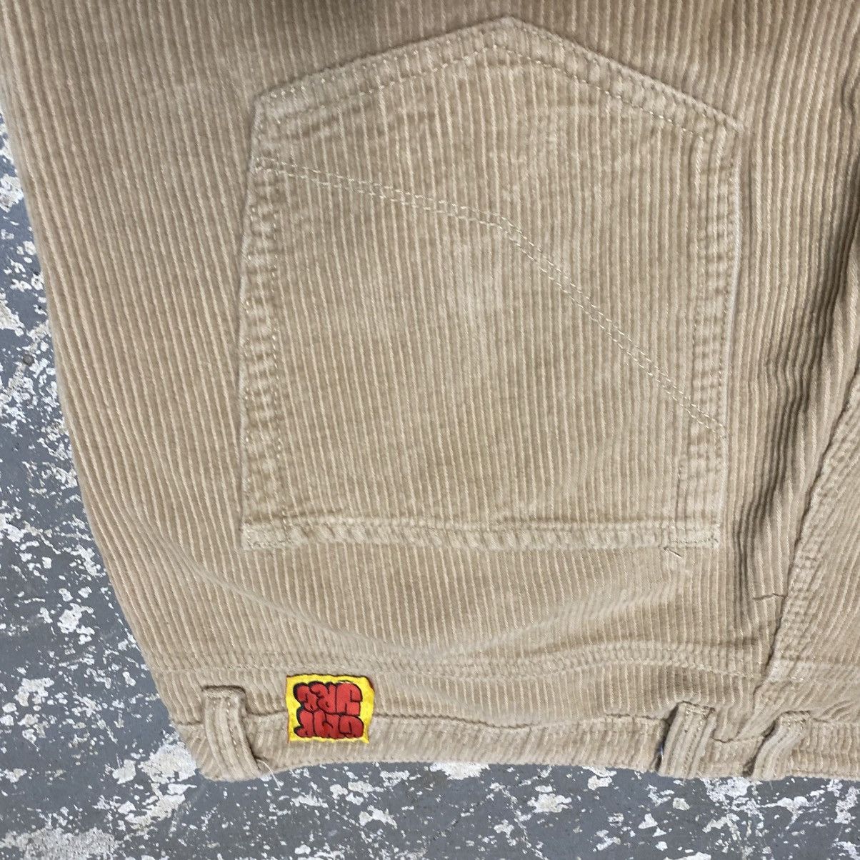 Empyre Vintage Empyre Thick Corduroy Tan Baggy Y2k Pants Size US 39 - 6 Thumbnail