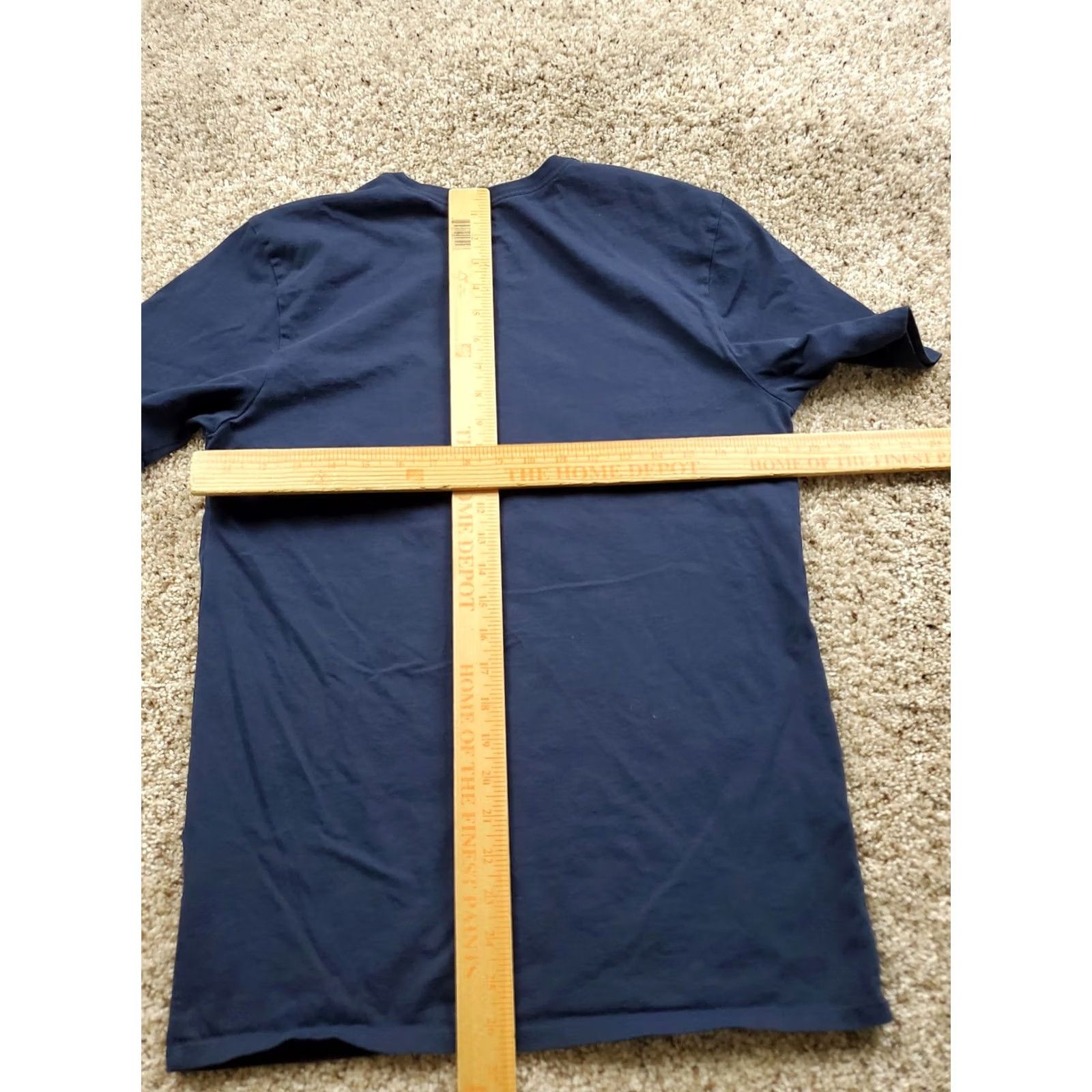 Nike Nike T Shirt Mens Medium Navy Blue Stacks Short Sleeve Athletic Fit Graphic Polo Shirt Style Size US M / EU 48-50 / 2 - 6 Thumbnail