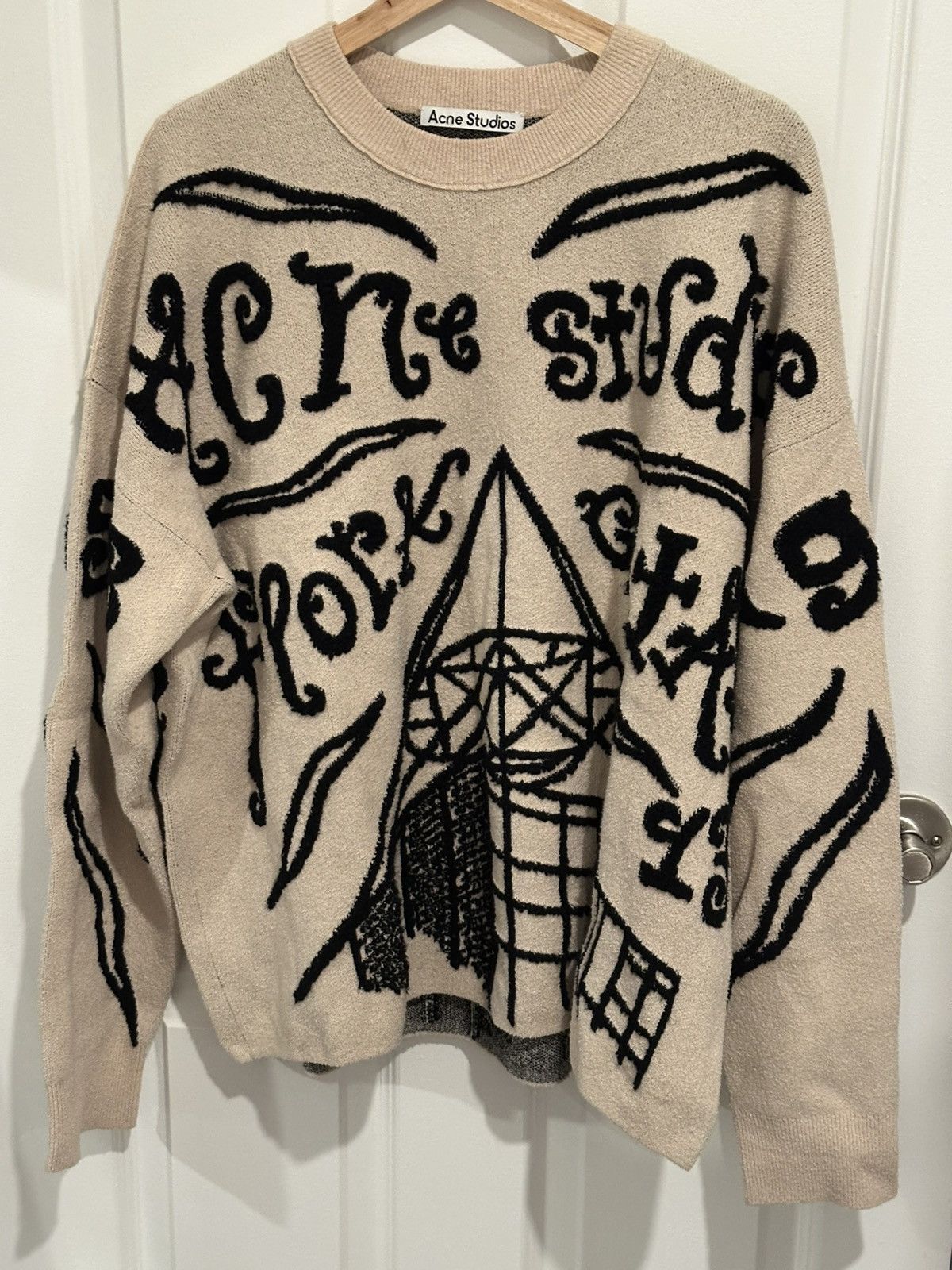 Acne Studios Acne Studios Jacquard Sweater Size US L / EU 52-54 / 3 - 1 Thumbnail
