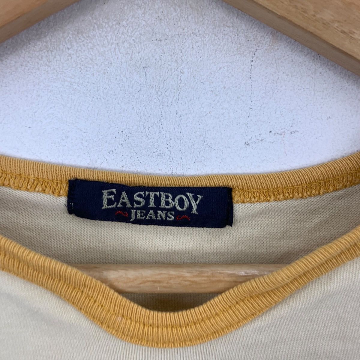 Vintage Vintage EASTBOY JEANS Carpenter Repair Work Tee Shirt Top Size US S / EU 44-46 / 1 - 7 Thumbnail