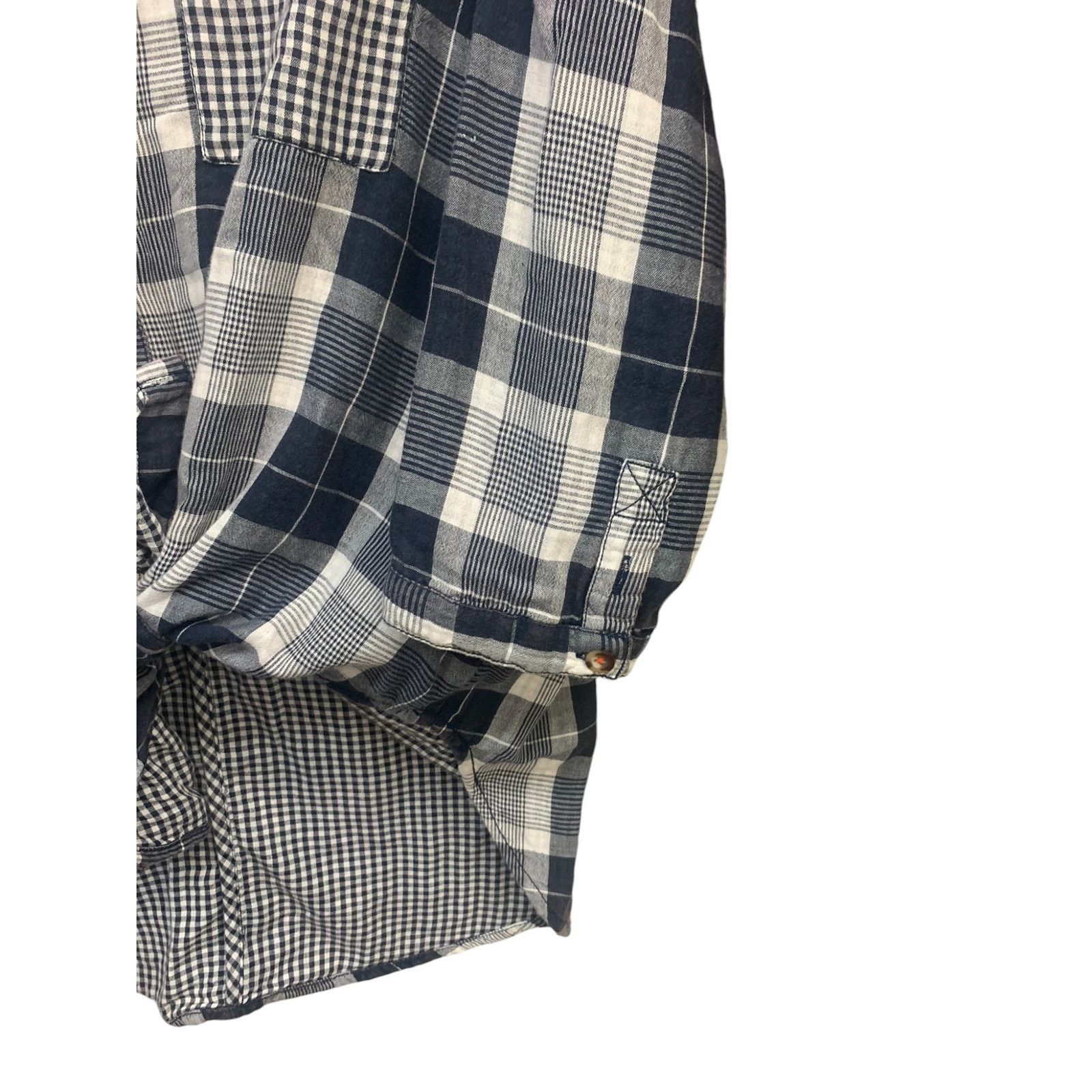 Anthropologie Anthropologie Pilcro Plaid Boyfriend Button Down Shirt SZ S Size S / US 4 / IT 40 - 7 Thumbnail