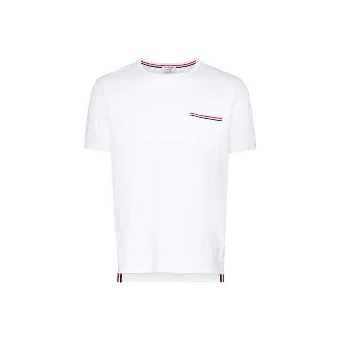Thom Browne Thom Browne Classic White Short Sleeve T-shirt Size US M / EU 48-50 / 2 - 1 Thumbnail