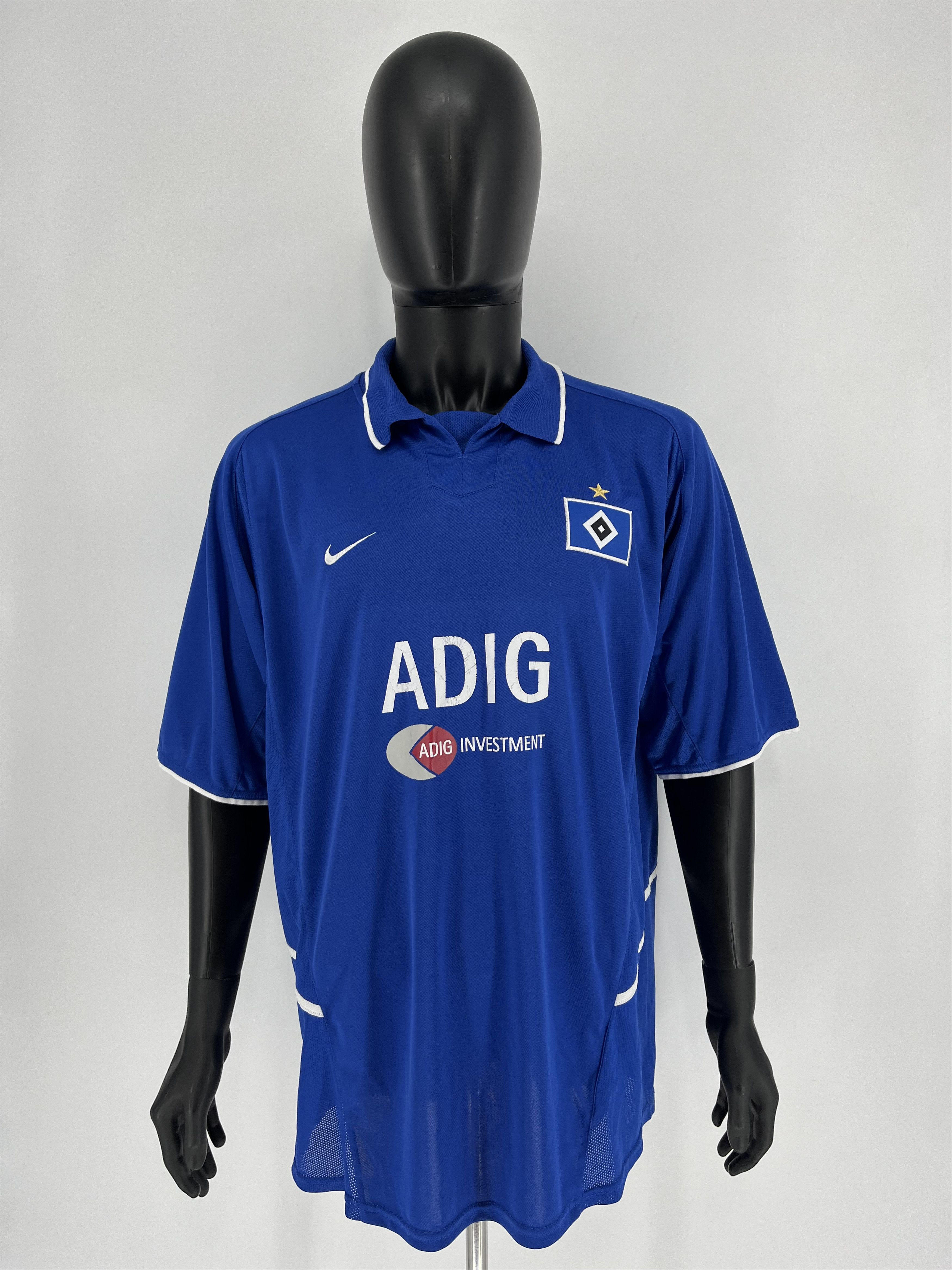 Vintage SV Hamburg Jersey 2004-2005 Football Soccer Hamburger Size US XL / EU 56 / 4 - 2 Thumbnail