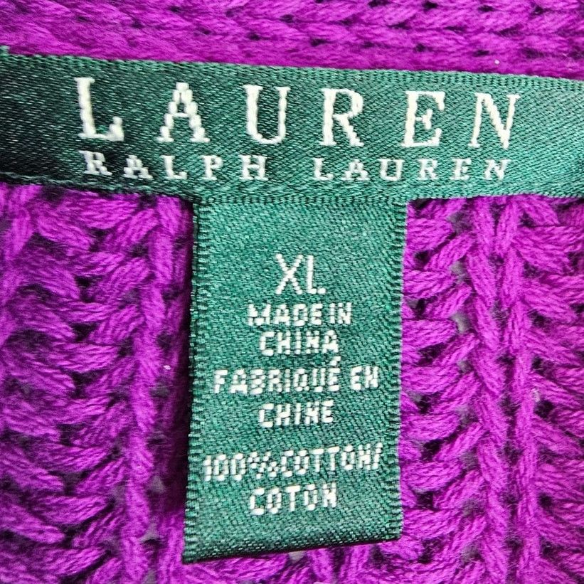 Lauren Ralph Lauren Lauren Ralph Lauren Womens Chunky Oversized Grandpa Sweater Size XL / US 12-14 / IT 48-50 - 6 Thumbnail