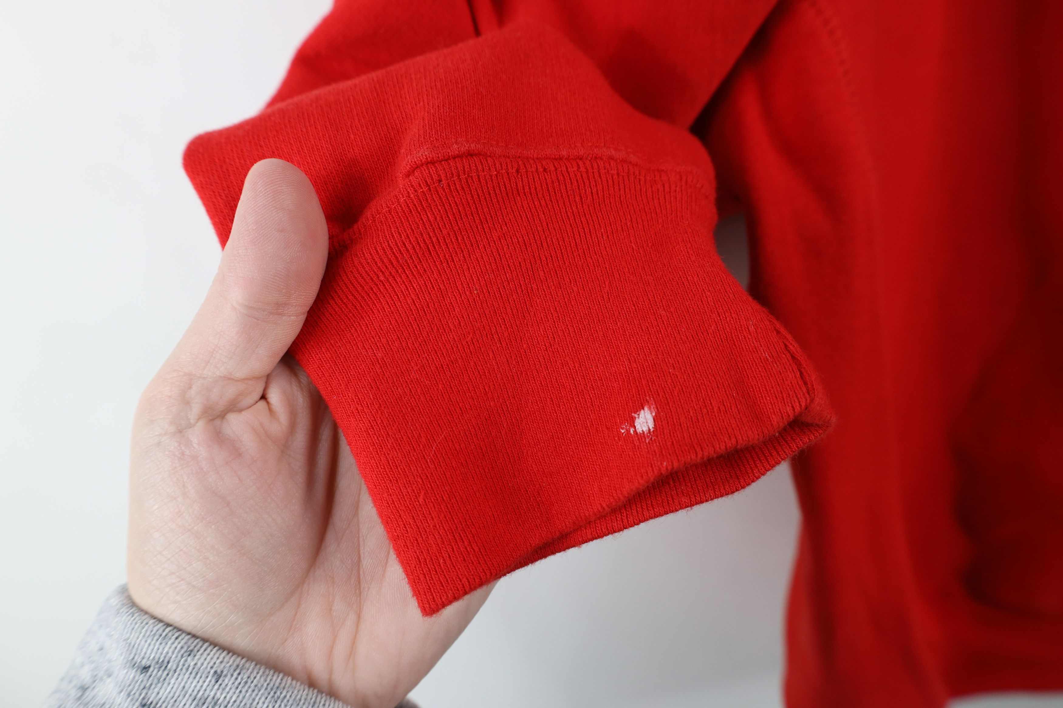 Vintage Vintage 90s Ohio State University Crewneck Sweatshirt Red Size US L / EU 52-54 / 3 - 9 Thumbnail