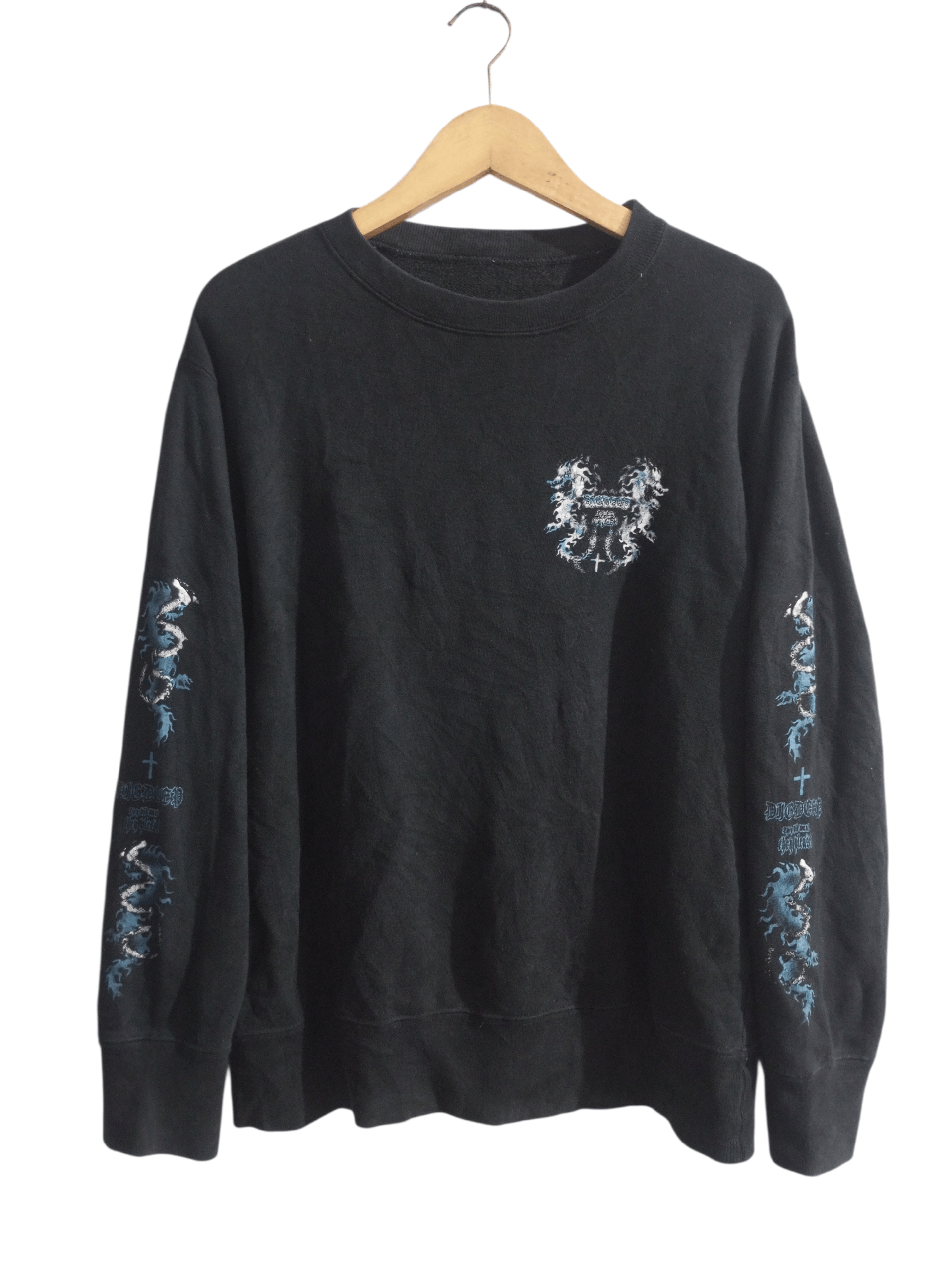Hysteric Glamour Vintage digdeep dragon spellout sweatshirt Size US L / EU 52-54 / 3 - 1 Thumbnail
