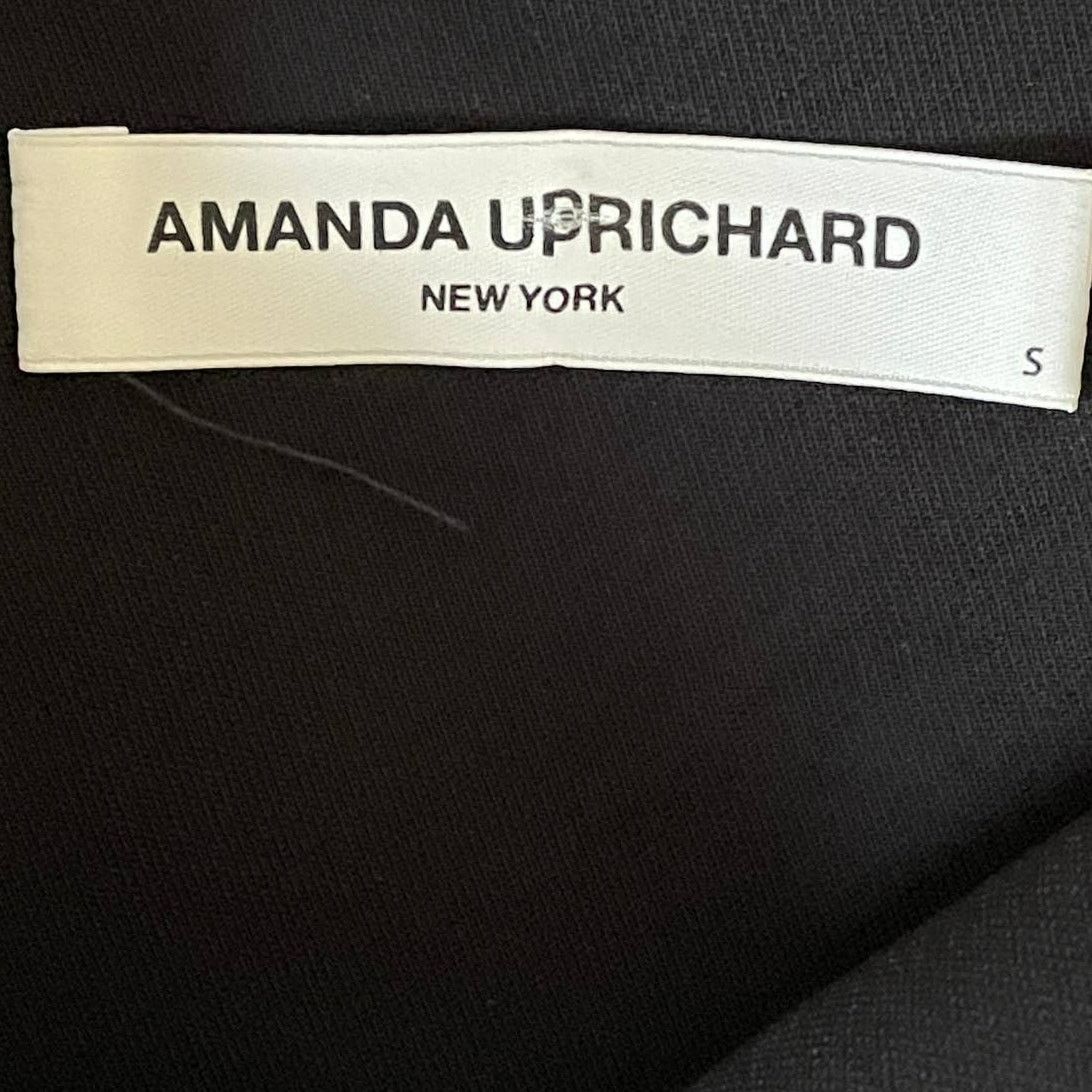 Amanda Uprichard Amanda Uprichard Giovanni Faux Wrap Black Mini Dress Small Size S / US 4 / IT 40 - 15 Thumbnail