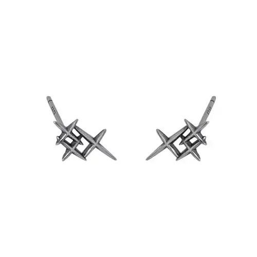 VIBE 💯925 silver vintage earrings Size ONE SIZE - 4 Thumbnail