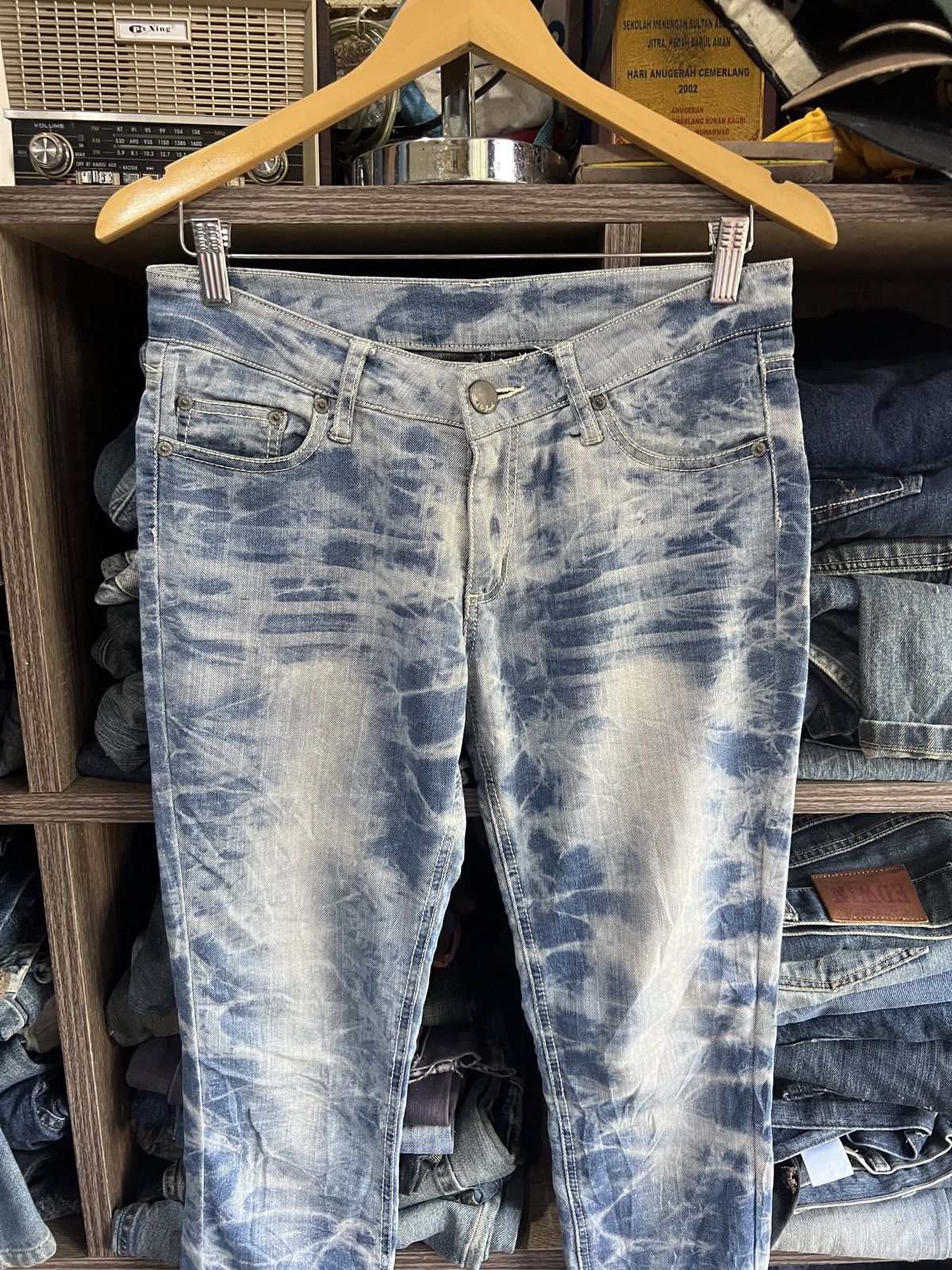 Japanese Brand 🔥Back & Forth Color Bleach Stretchable Denim Size 30" / US 8 / IT 44 - 4 Thumbnail