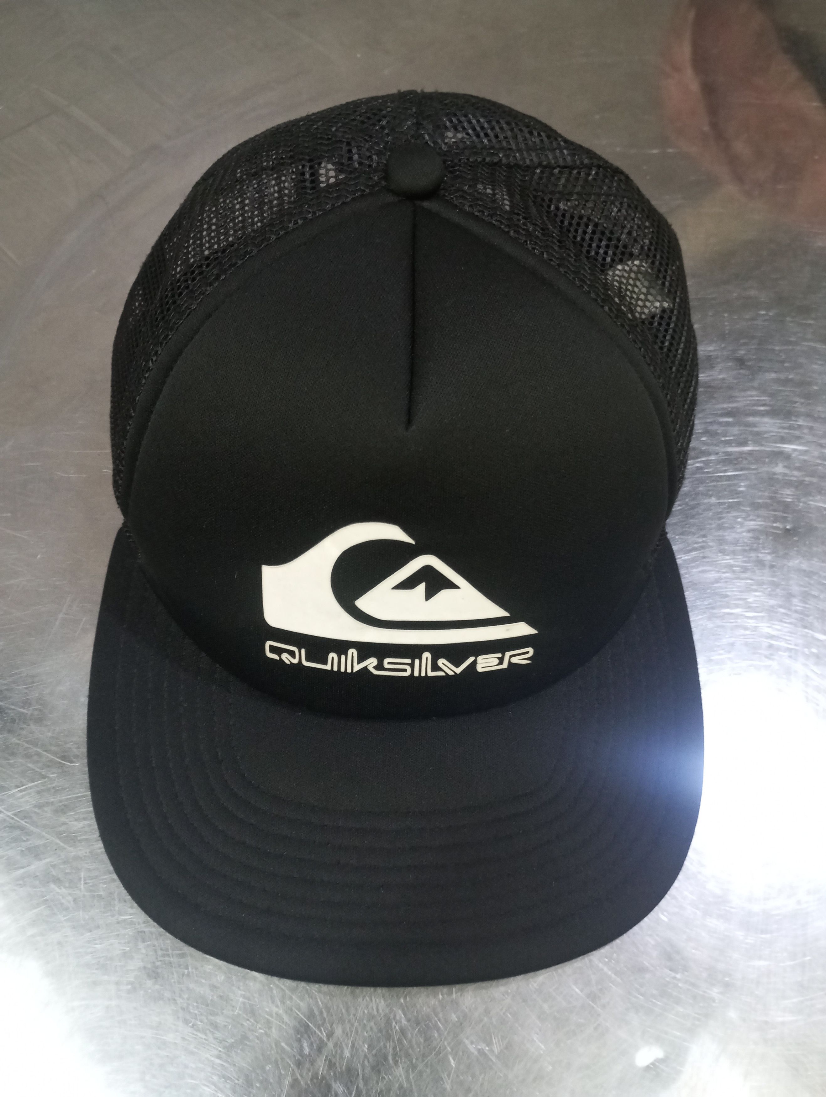 Quiksilver Vintage Black 'Quick Silfer' Foamslayer Trucker Cap Size ONE SIZE - 2 Thumbnail