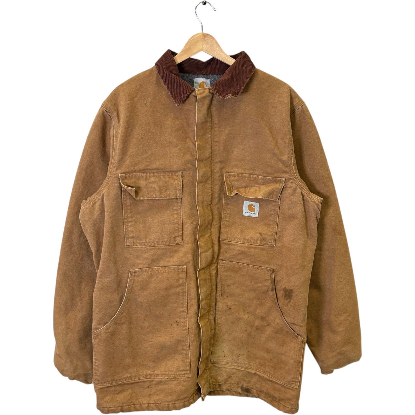 Vintage Carhartt Blanket Lined Full Zip Workwear Jacket XXL