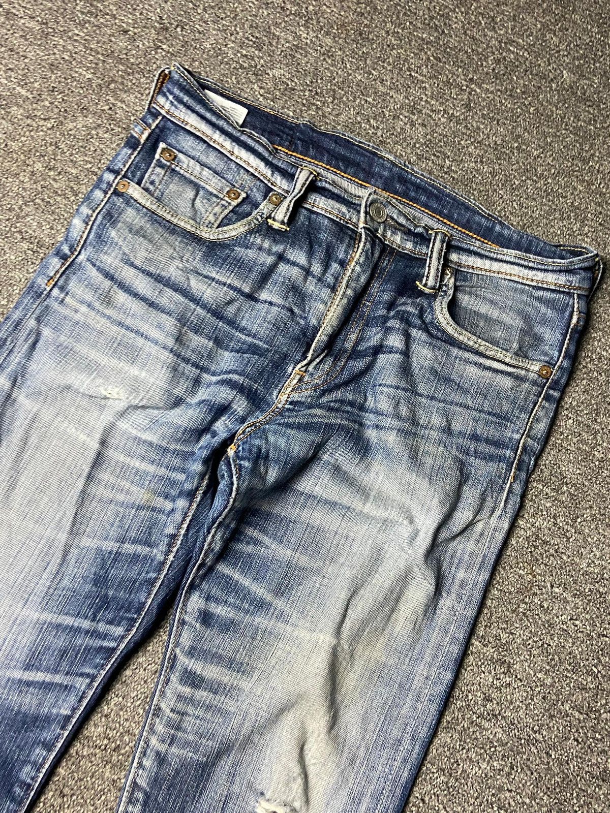 Levi's Levis Strauss Co. 510 Distressed Jeans (162) Size US 30 / EU 46 - 8 Thumbnail