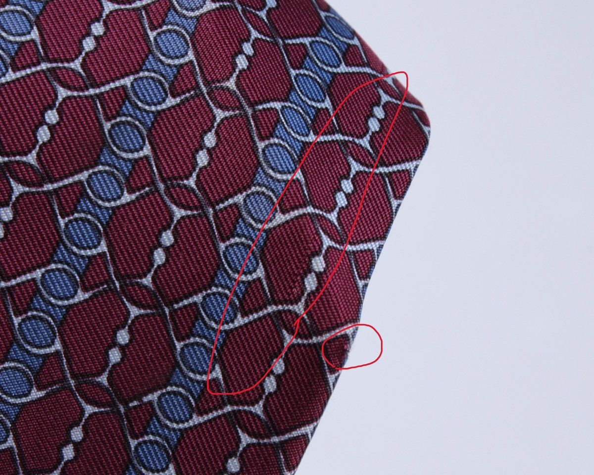 Designer × Hermes HERMES Paris 864 PA Geometric Abstract Silk Tie Size ONE SIZE - 12 Thumbnail