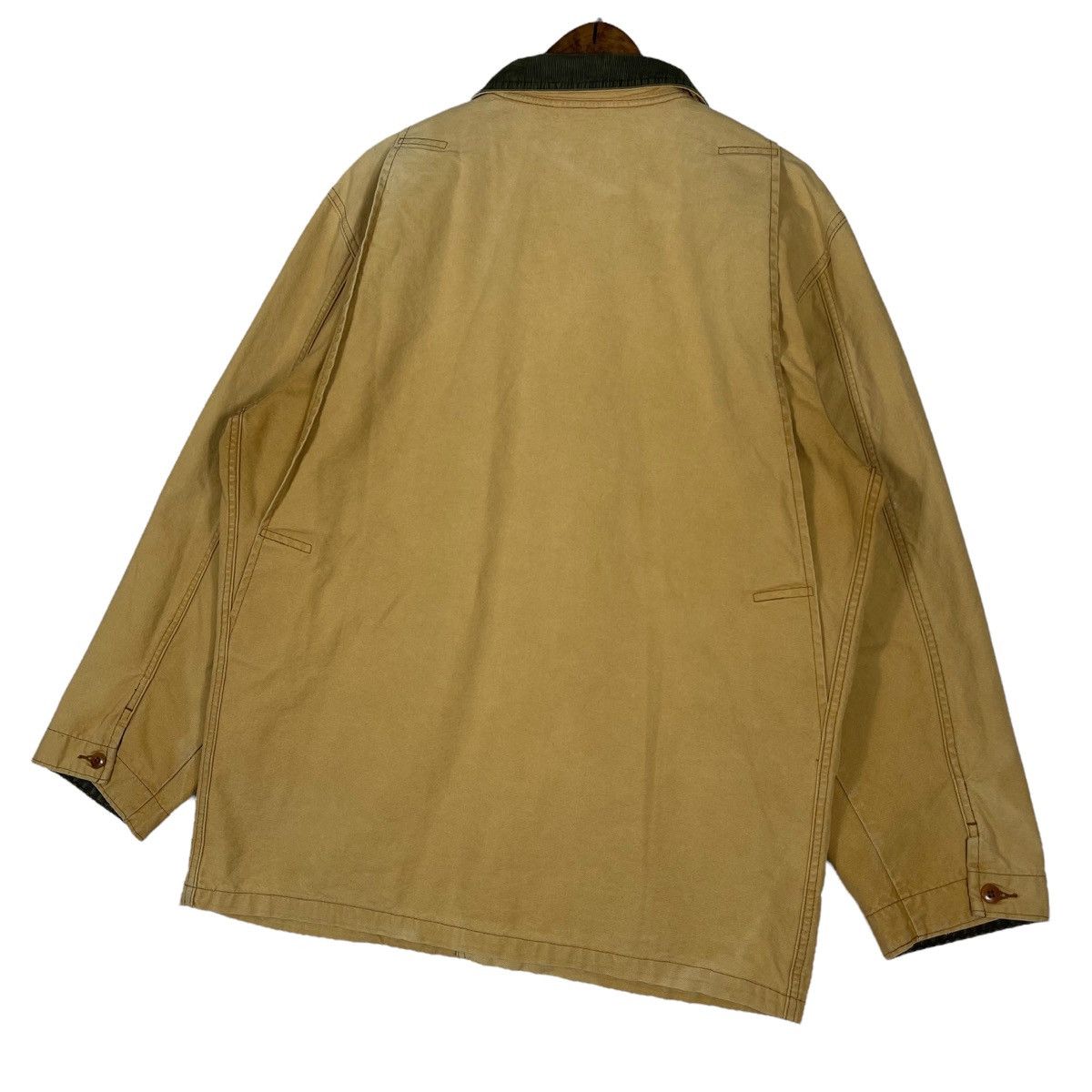 L.L. Bean Vintage L.L. Bean Field Coat Barn Jacket Tan Canvas Size US L / EU 52-54 / 3 - 7 Thumbnail