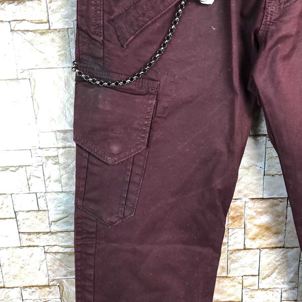 semanticdesign Semantic Design Dark Purple Cargo Multipocket Pants #A119 Size US 30 / EU 46 - 10 Thumbnail