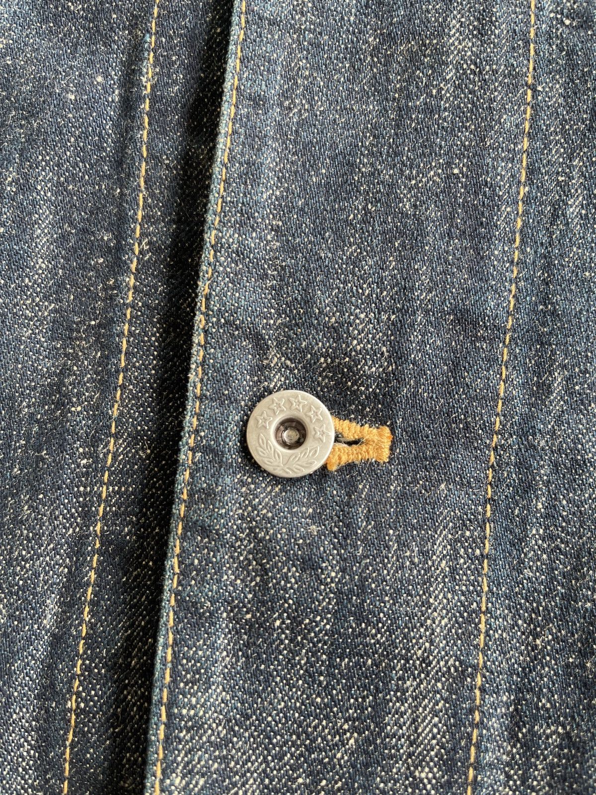 Japanese Brand Vintage Takeo Kikuchi Blue Indigo Denim Jacket Size US M / EU 48-50 / 2 - 11 Thumbnail