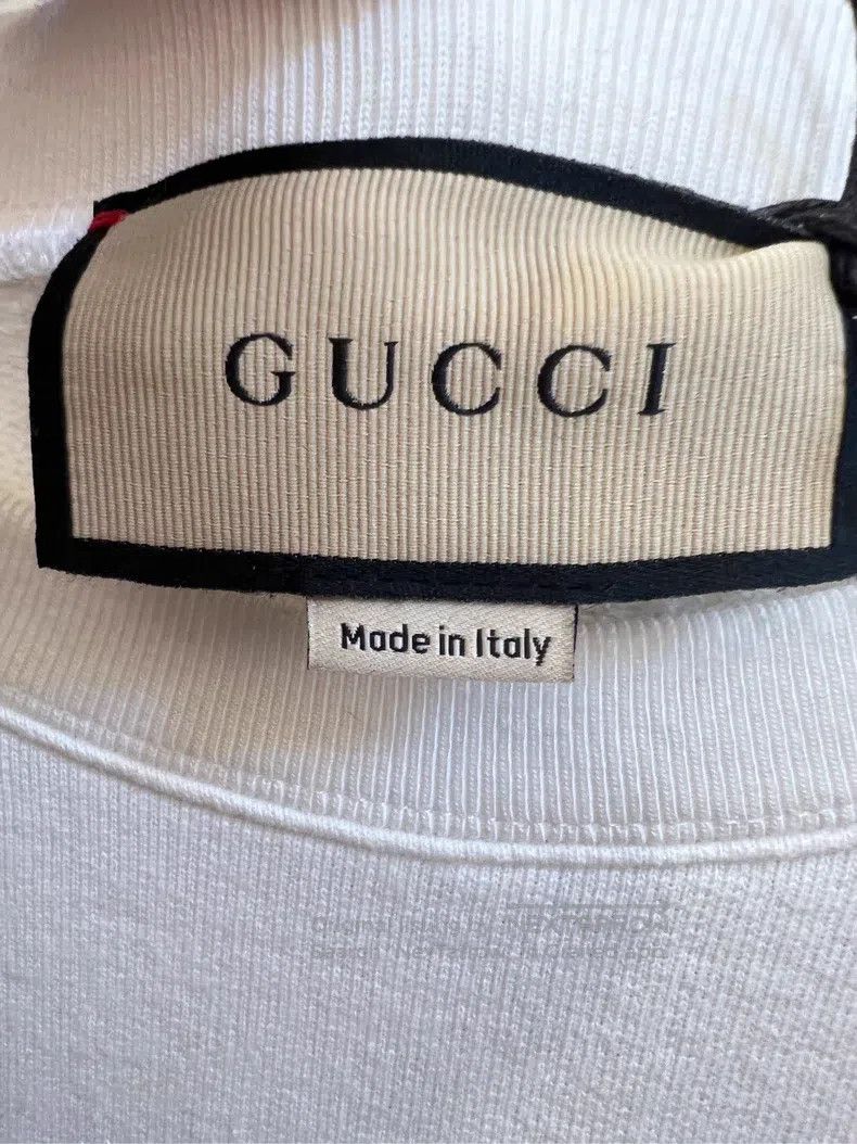 Gucci Gucci SS24 white warhorse embroidered sweatshirt Size US L / EU 52-54 / 3 - 5 Thumbnail