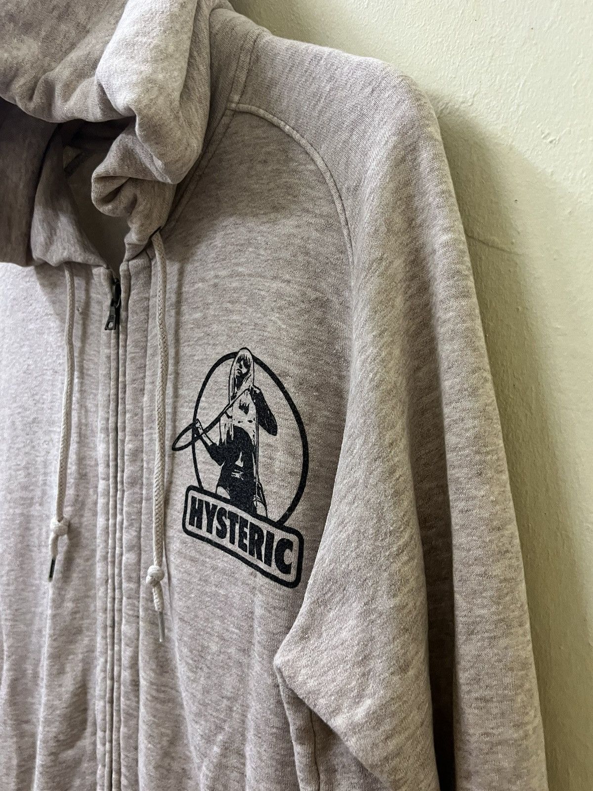 Hysteric Glamour × Vintage Hysteric Glamour zipper hoodie grey spell out authentic Size US M / EU 48-50 / 2 - 3 Thumbnail