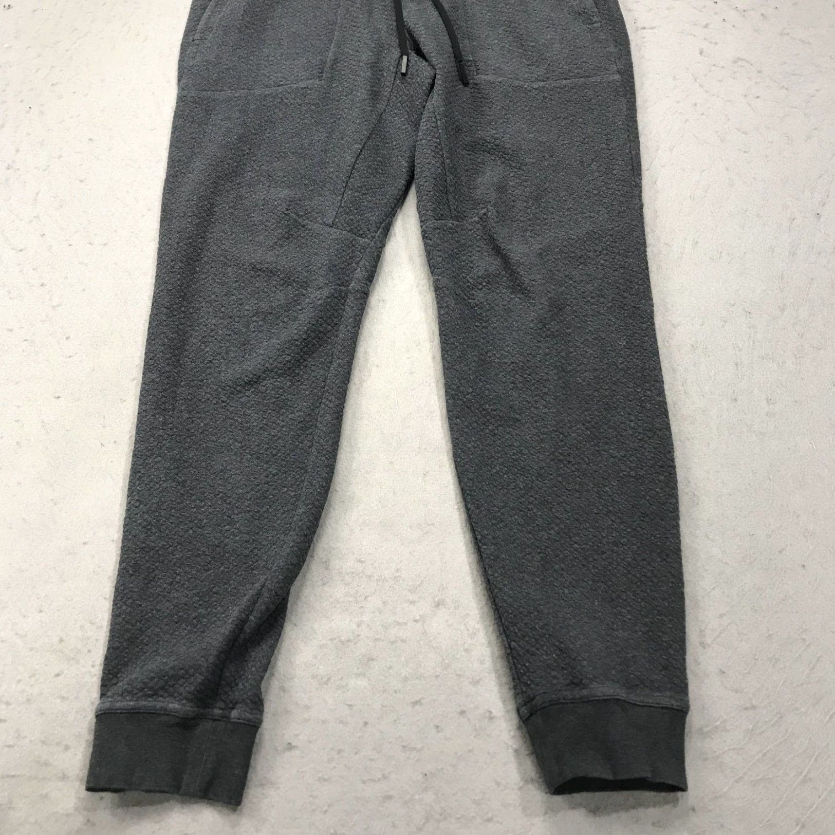 Lululemon Lululemon Joggers Mens Small Gray Double Textured Knit At Ease Sweatpants Gym Size US 29 - 3 Thumbnail