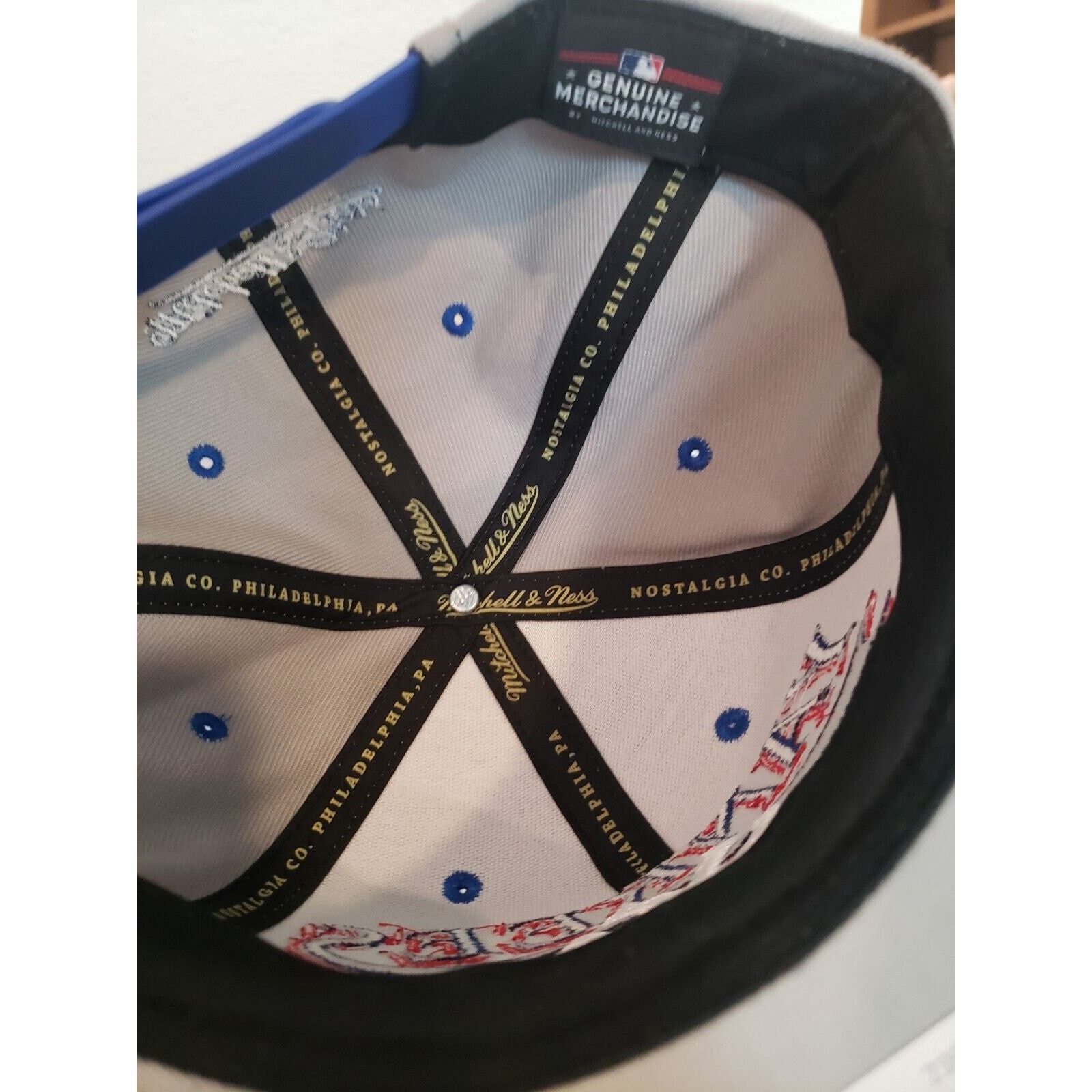 Mitchell & Ness New York Yankees Hat Baseball Snapback Gray Mitchell Ness Size ONE SIZE - 5 Thumbnail